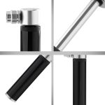 Manuelle tragbare Mini-Fahrrad-Aluminiumlegierungspumpe, Basketball, Fußball, aufblasbarer Zylinder, Aluminum Alloy Pump(Black), Aluminum Alloy Pump(Red), Aluminum Alloy Pump(Silver) – Bild 6