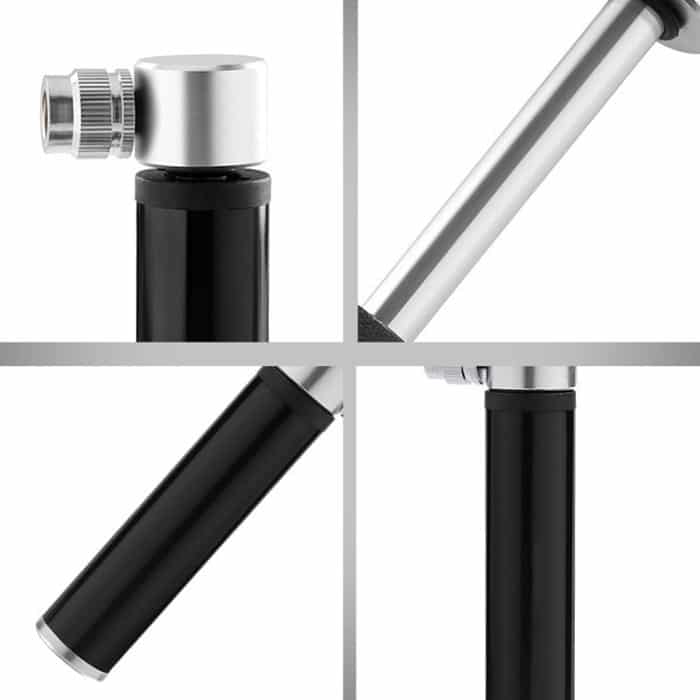 Manuelle tragbare Mini-Fahrrad-Aluminiumlegierungspumpe, Basketball, Fußball, aufblasbarer Zylinder, Aluminum Alloy Pump(Black), Aluminum Alloy Pump(Red), Aluminum Alloy Pump(Silver) – Bild 6