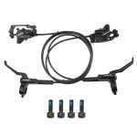 Meroca M800 Fahrradbremse Mountainbike Universal Bilaterale Bremse Öldruck Scheibenbremse, Stil:, 1 Pair Oil Brakes, 1 Pair Oil Brakes + 1 Pair Disc Brakes, Right Front 800mm, Left Back 1400mm, Right Front 800mm + Disc Brake, Left Back 1400mm + Disc Brake