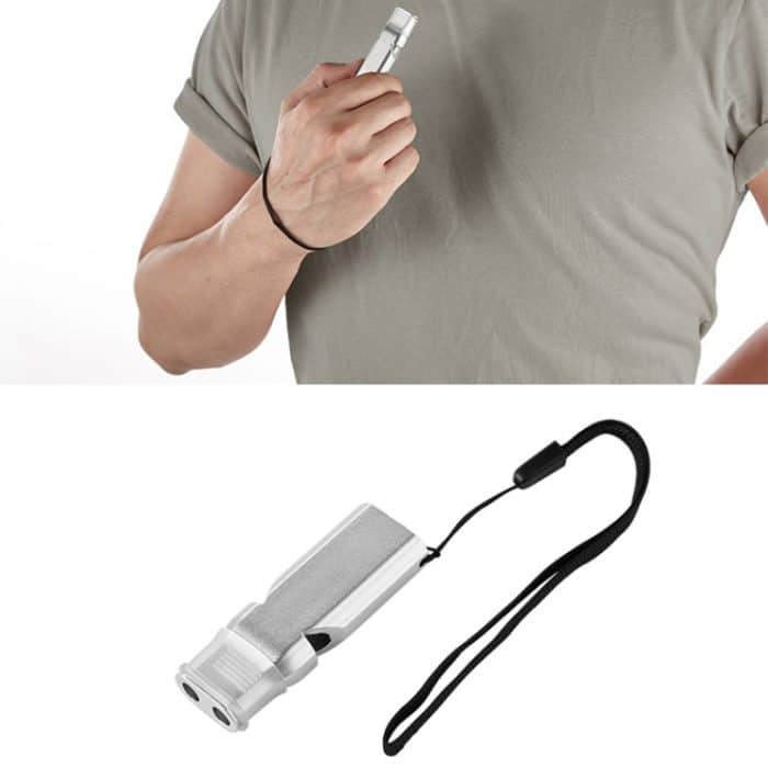 N911S Aluminiumlegierung Outdoor Save Whistle High Match Schiedsrichterpfeife, zufällige Farblieferung – Bild 1