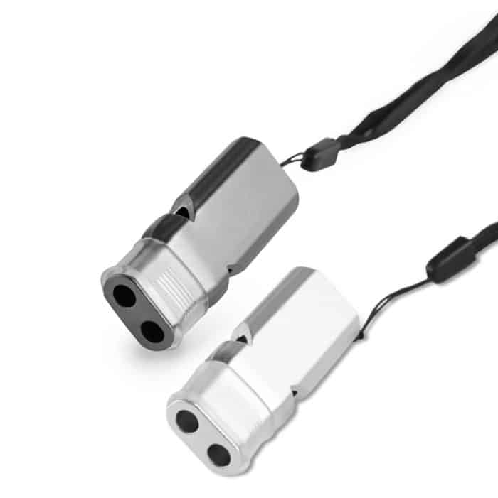 N911S Aluminiumlegierung Outdoor Save Whistle High Match Schiedsrichterpfeife, zufällige Farblieferung – Bild 4