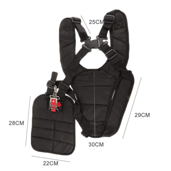 Rasenmäher Mehrzweck-Doppel-Schultergurt-Forstmaschinen-Werkzeuggurt Side Hanging Strap – Bild 3