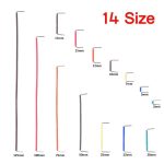 14 Längen Überbrückungsdraht, U-Form, lötfreies Steckbrett-Überbrückungsdraht-Set, 840 PCS, 560 PCS, 140 PCS – Bild 3