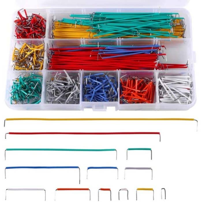14 Längen Überbrückungsdraht, U-Form, lötfreies Steckbrett-Überbrückungsdraht-Set, 840 PCS, 560 PCS, 140 PCS – Bild 4