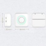 Praktischer Mini-Taschendrucker für Studenten, Thermo-Bluetooth-Handy-Fotodaten-Notizdrucker, Blue, Pink – Bild 7