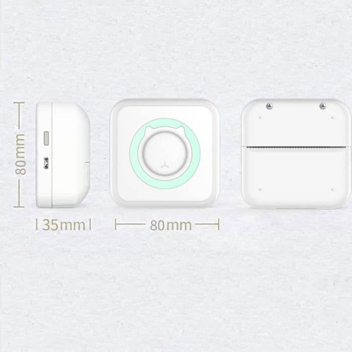 Praktischer Mini-Taschendrucker für Studenten, Thermo-Bluetooth-Handy-Fotodaten-Notizdrucker, Blue, Pink – Bild 7