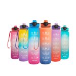 1L Tritan-Kunststoff-Becher mit Farbverlauf für den Außenbereich, großer Sportkessel, Blue Pink, Orange Blue, Yellow Blue Purple, Purple Orange – Bild 2