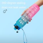 1L Tritan-Kunststoff-Becher mit Farbverlauf für den Außenbereich, großer Sportkessel, Blue Pink, Orange Blue, Yellow Blue Purple, Purple Orange – Bild 5