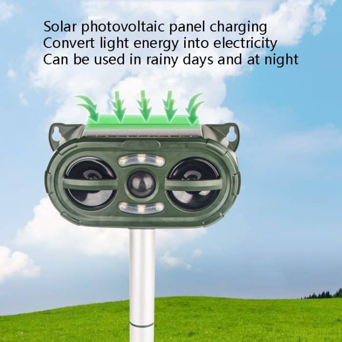 Ultraschall-Maus-Repeller Solar Outdoor Tier Repeller – Bild 5