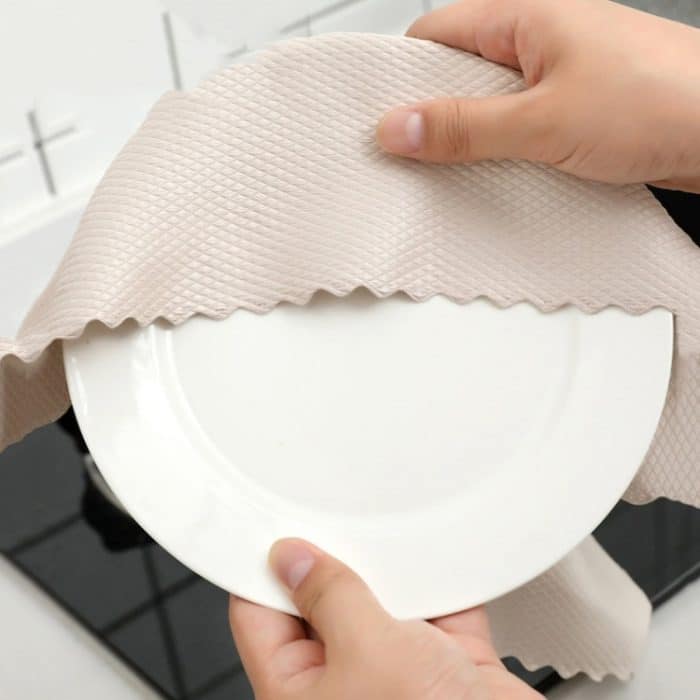 30 Stück abriebfeste und leicht zu trocknende Küchenreinigungstücher aus Fischschuppenlappen, zufällige Farblieferung, 30pcs – Bild 5