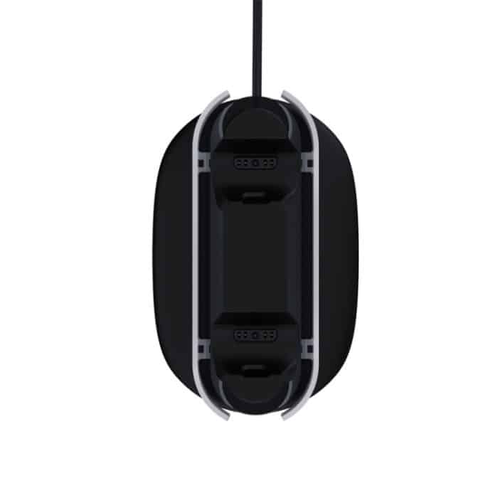 SPARKFOX W20P508 Dual-Ladegerät mit Kontakten, kabelloses Griff-Ladegerät für PS5, Stil:, Charger+Data Cable+Charging Plug, Charger+Data Cable – Bild 3