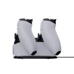 SPARKFOX W20P508 Dual-Ladegerät mit Kontakten, kabelloses Griff-Ladegerät für PS5, Stil:, Charger+Data Cable+Charging Plug, Charger+Data Cable – Bild 6