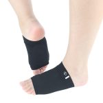 2 Paar Massagepunkt-elastische Bandage SEBS Bogensocken Plattfußmassage korrigierende Einlegesohle, Corrective Insole