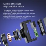 XYK-19017 Smart Anti-Shake Single Axis Stabilizer Einziehbarer Handy-Selfie-Stick Video-Live-Stativ mit Bluetooth-Fernbedienung – Bild 4