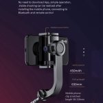 XYK-19017 Smart Anti-Shake Single Axis Stabilizer Einziehbarer Handy-Selfie-Stick Video-Live-Stativ mit Bluetooth-Fernbedienung – Bild 8