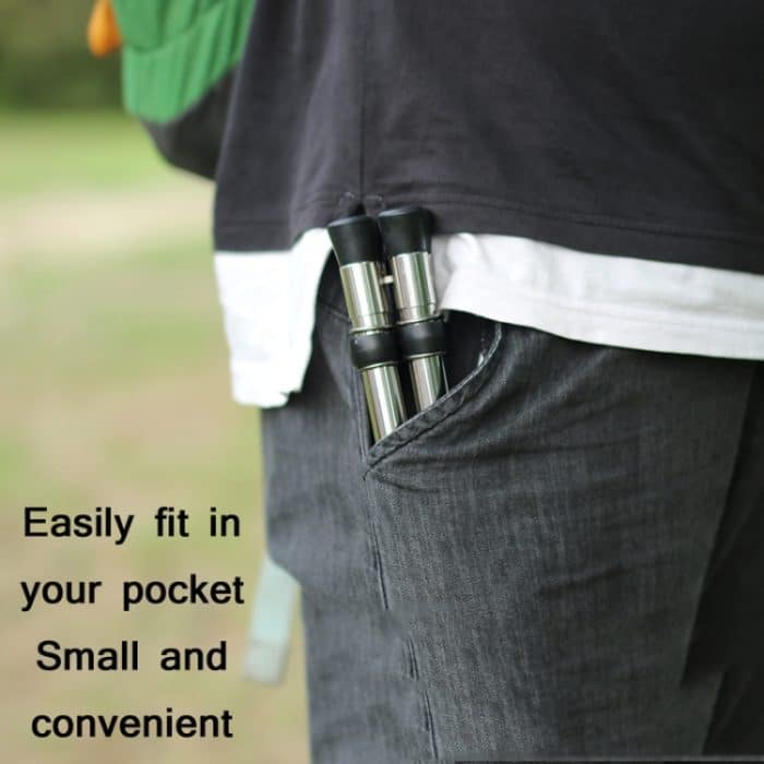 Im Freien einziehbarer tragbarer Edelstahlhocker Camping Strand Angeln Klappstuhl, Spezifikation:, S, L – Bild 5