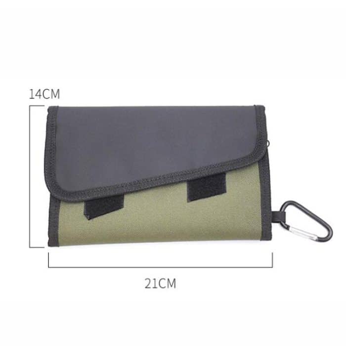 Teilbarer Fischköderbeutel mit 6 selbstklebenden PVC-Aufklebern, Klassifizierungs-Aufbewahrungsbeutel zum Aufhängen – Bild 3