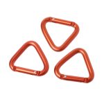 10PCS Triangle Carabiner Outdoor Camping Wandern Schlüsselbund Snap Clip Haken Kessel Schnalle Carabiner Zubehör – Bild 6
