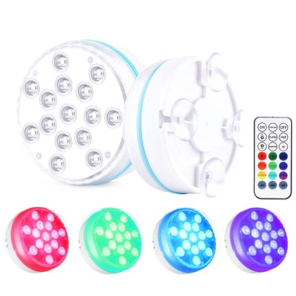 15 LEDs RF-Fernbedienung Tauchlicht Magnetische wasserdichte Poollampe, Spezifikation:, 1 PC + 1 RC, 2 PCS + 1 RC, 2 PCS + 2 x RC