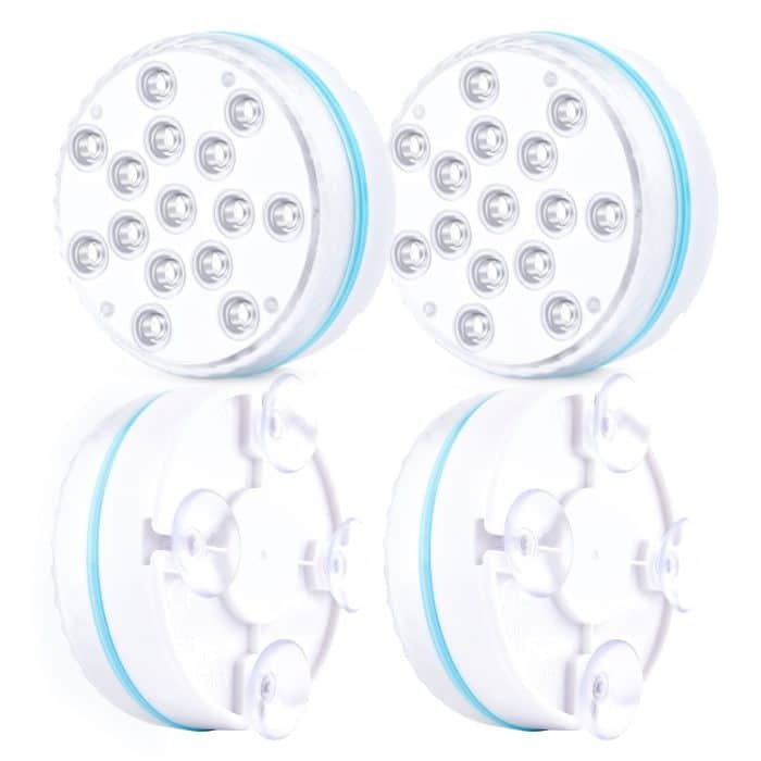 15 LEDs RF-Fernbedienung Tauchlicht Magnetische wasserdichte Poollampe, Spezifikation:, 1 PC + 1 RC, 2 PCS + 1 RC, 2 PCS + 2 x RC – Bild 2