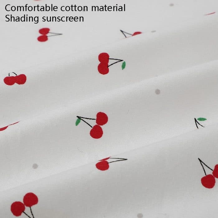 Autovorhänge Baumwolle Auto Saugnapf Sonnenschutz Sonnenschutz Thermovorhang, Cherry, Blue Flower, Bunny, Small Floral, Coffee Dot, Blue Striped Rabbit, Long Ear Rabbit, Pink Peach Heart, Pony – Bild 4