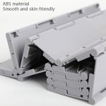 Klappbare Toilette, Reise-Auto-Toilette mit Abdeckung, tragbare Notfall-Camping-Toilette für den Innenbereich, Folding Toilet(Black), Folding Toilet(Grey) – Bild 3