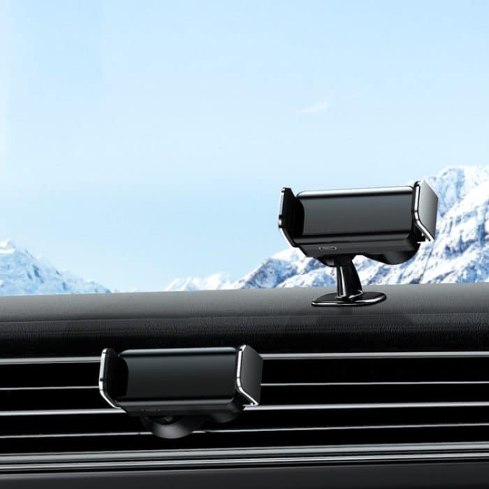 Fahrzeugmontierter intelligenter Induktions-Elektro-Handyhalter, Auto-Luftauslass-Navigationsrahmen, JK-690 – Bild 8