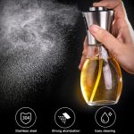 Edelstahl-Glasflasche, Grill, Kochen, Gewürzöl, Topfsprüher, Öl-Einspritzkessel, Öl-Sprühflasche, Oil Spray Bottle – Bild 3