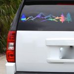 2 Stück D-791 Bergwald-Autoaufkleber, SUV-Geländewagen-Körperaufkleber, Heckscheiben-Autoaufkleber – Bild 3