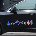 2 Stück D-791 Bergwald-Autoaufkleber, SUV-Geländewagen-Körperaufkleber, Heckscheiben-Autoaufkleber – Bild 4