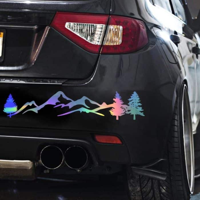 2 Stück D-791 Bergwald-Autoaufkleber, SUV-Geländewagen-Körperaufkleber, Heckscheiben-Autoaufkleber – Bild 5