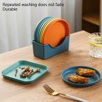 20 PCS Home 6 Zoll Schälchen aus Kunststoff für Snacks, Kuchen, Esstisch, Müllablage – Bild 6