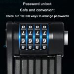 WEST BIKING Fahrrad-Klappcode-Schloss, Diebstahlschutz-Kettenschloss, WEST BIKING Chain Lock – Bild 4