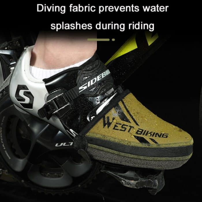 WEST BIKING Fahrrad-Fahrrad-Halbhand-Winddichter und warmer Schuhüberzug, M, L, XL – Bild 4