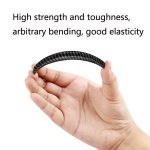 3 Sätze DM-047 Rückspiegel Kohlefaser Anti-Scratch-Tür Anti-Collision-Streifen – Bild 5