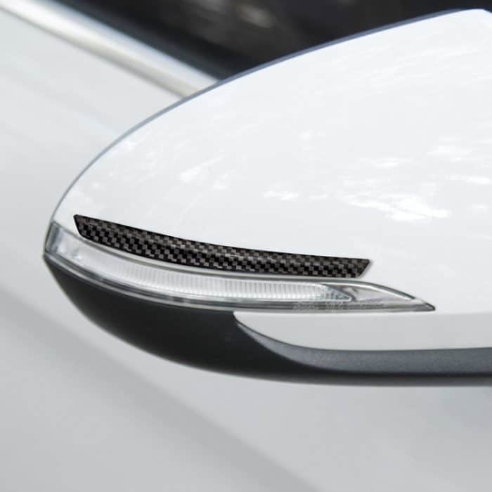 3 Sätze DM-047 Rückspiegel Kohlefaser Anti-Scratch-Tür Anti-Collision-Streifen – Bild 6