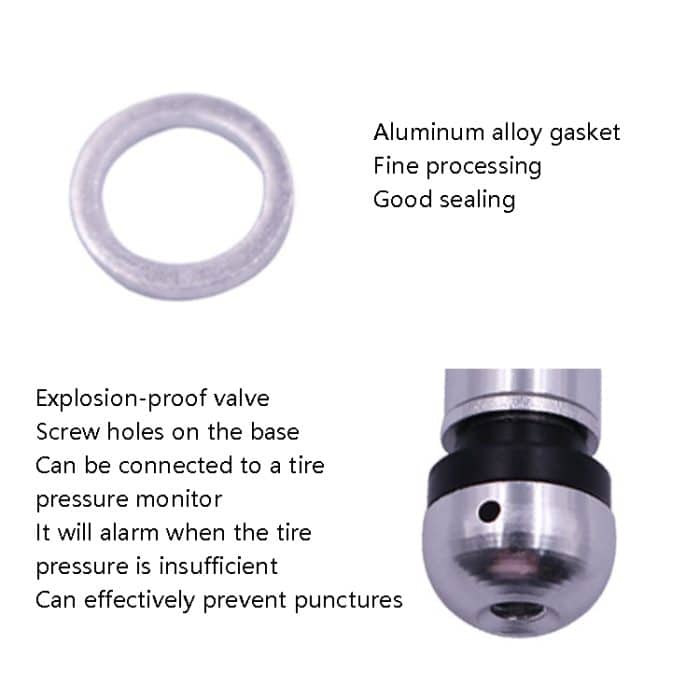 10 Sets Autoreifen-Luftdüse, Aluminiumlegierung, Vakuum-Reifennabe, Autoreifen-Ventileinsatz, explosionsgeschützt, universeller Typ, 10 Sets – Bild 6
