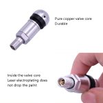 10 Sets Autoreifen-Luftdüse, Aluminiumlegierung, Vakuum-Reifennabe, Autoreifen-Ventileinsatz, explosionsgeschützt, universeller Typ, 10 Sets – Bild 7