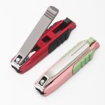 Anti-Spritz-Nagelknipser, multifunktionale Handy-Halterung, Nagelknipser, Stil:, Red, Matcha Green, Red +Iron Box, Red Suit, Pink +Iron Box, PinkSsuit – Bild 2