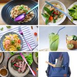 7-in-1-Besteck, Löffel, Essstäbchen und Strohhalm, tragbares Besteckset aus Edelstahl, Silver + Light Bag, Gold+ Light Bag, Rose+ Light Bag, Symphony + Light Bag, Black+ Light Bag, Silver + Deep Bag, Gold  + Deep Bag, Rose  + Deep Bag, Symphony + Deep ... – Bild 5