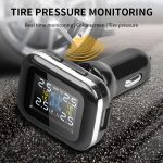 Q3 Mini Zigarettenanzünder Auto Drahtloses Reifendruckkontrollsystem TPMS Auto Temperatur Spannung Reifen, Car Temperature Voltage Tire – Bild 2