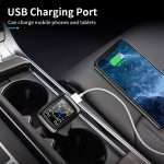 Q3 Mini Zigarettenanzünder Auto Drahtloses Reifendruckkontrollsystem TPMS Auto Temperatur Spannung Reifen, Car Temperature Voltage Tire – Bild 6