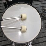 Percussion Zubehör Wollfilz Edelstahl rutschfeste Drumsticks Praxis spielen Kick Drum Hammers – Bild 6