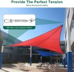 24 in 1 festes Sonnensegel-Zubehör aus Edelstahl 304, Diamant-Schnalle, Blumenkorb-Federschnalle, Spezifikation:, 24 PCS / M6 Set, 24 PCS / M8 Set, 24 PCS / M6 Set (Yellow), 24 PCS / M8 Set (Yellow) – Bild 6