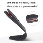 2 Paar 032 Innenhöhenverstellbare Einlegesohlen. Zuschneidbare Einlegesohlen in freier Größe, Black Single Layer (about 2.5cm), Black 2 Layers (about 4cm), Black 3 Layers (about 5.5cm), Black 4 Layers (about 7cm), Black 5 Layers(about 8.5cm) – Bild 6