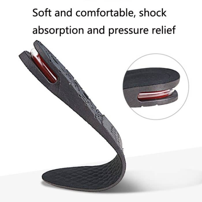 2 Paar 032 Innenhöhenverstellbare Einlegesohlen. Zuschneidbare Einlegesohlen in freier Größe, Black Single Layer (about 2.5cm), Black 2 Layers (about 4cm), Black 3 Layers (about 5.5cm), Black 4 Layers (about 7cm), Black 5 Layers(about 8.5cm) – Bild 6