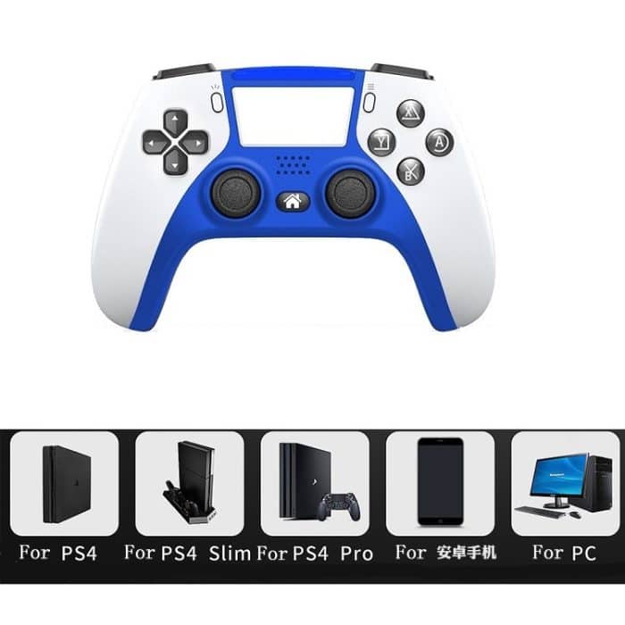 Bluetooth Wireless Sechs-Achsen-programmierbares Dual-Vibration-Gamepad für PS4 – Bild 4