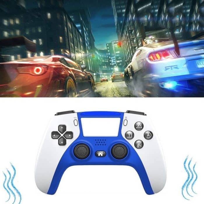 Bluetooth Wireless Sechs-Achsen-programmierbares Dual-Vibration-Gamepad für PS4 – Bild 5