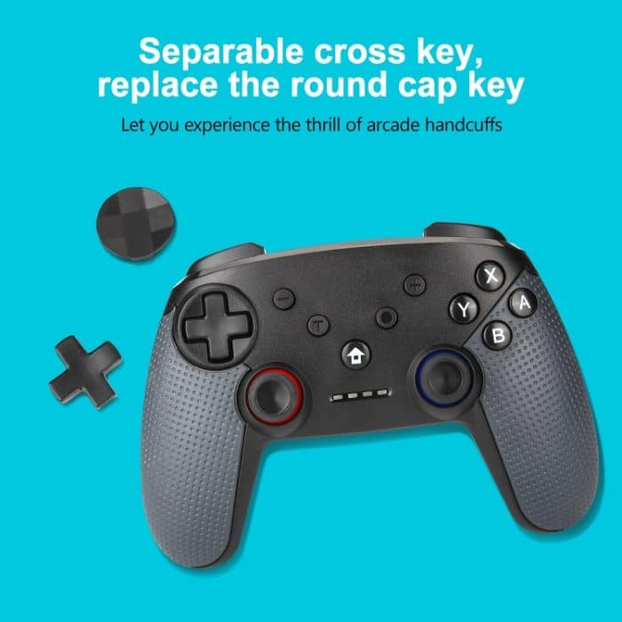 Drahtloses Bluetooth-Gamepad mit integrierten Doppelmotoren und TURBO-Funktion, geeignet für Switch Pro, MB-S804 – Bild 5