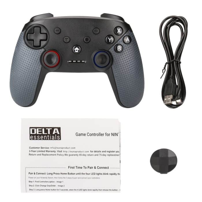 Drahtloses Bluetooth-Gamepad mit integrierten Doppelmotoren und TURBO-Funktion, geeignet für Switch Pro, MB-S804 – Bild 7